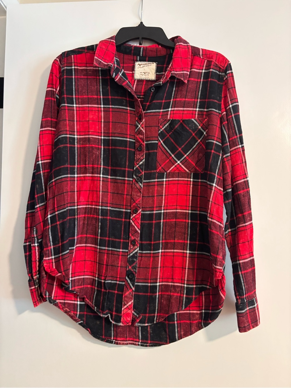 Red and Black Plaid Flannel